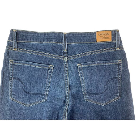 Levi's Strauss Signature Women's Mid Rise Slim Denim Jeans - Picture 3 of 8
